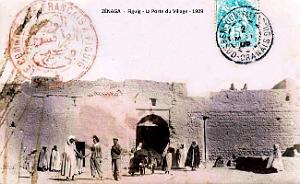Zenaga - Figuig - Porte du Village - 1909